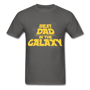 Best Dad In The Galaxy - Men's T-Shirt - charcoal