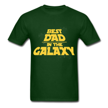 Load image into Gallery viewer, Best Dad In The Galaxy - Men&#39;s T-Shirt - forest green
