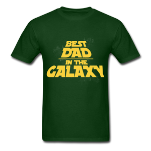 Best Dad In The Galaxy - Men's T-Shirt - forest green