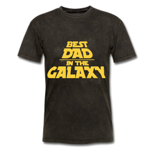Load image into Gallery viewer, Best Dad In The Galaxy - Men&#39;s T-Shirt - mineral black

