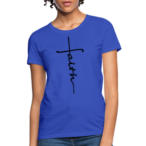 Faith - Women's Classic T-Shirt - royal blue