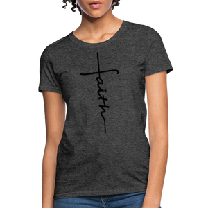 Faith - Women's Classic T-Shirt - heather black