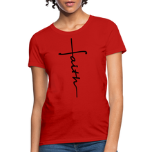 Load image into Gallery viewer, Faith - Women&#39;s Classic T-Shirt - red
