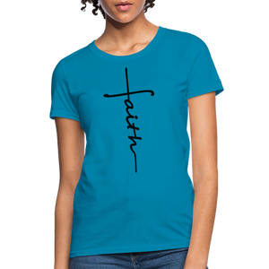 Faith - Women's Classic T-Shirt - turquoise