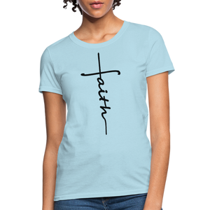 Faith - Women's Classic T-Shirt - powder blue