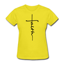 Load image into Gallery viewer, Faith - Women&#39;s Classic T-Shirt - yellow
