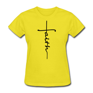 Faith - Women's Classic T-Shirt - yellow
