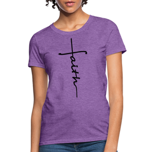 Faith - Women's Classic T-Shirt - purple heather